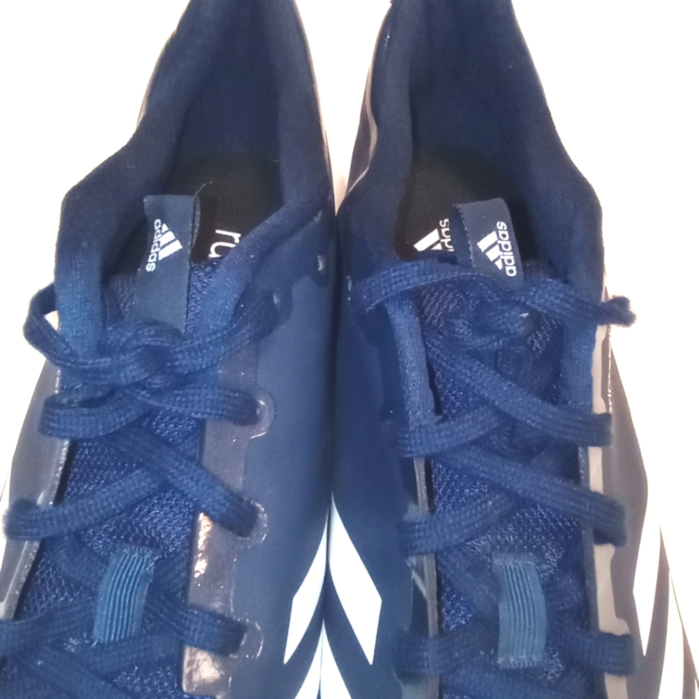 Adidas Sprintstart Running Track Men's Spikes Shoes Navy Blue Teal Size 13 - Picture 4 of 12